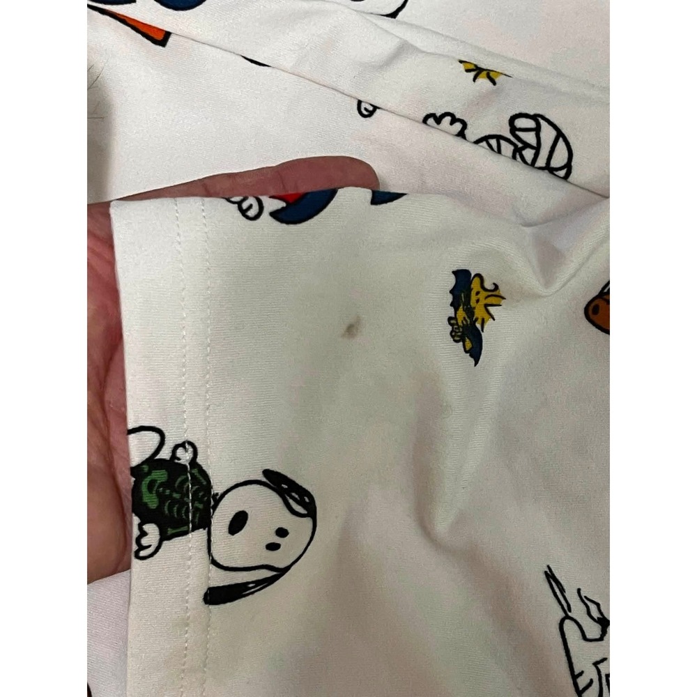 Women Halloween Snoopy Mummy Jack-o'-Lanterns "BOO!" Pumpkin Pajama Pants Small - Picture 4 of 4